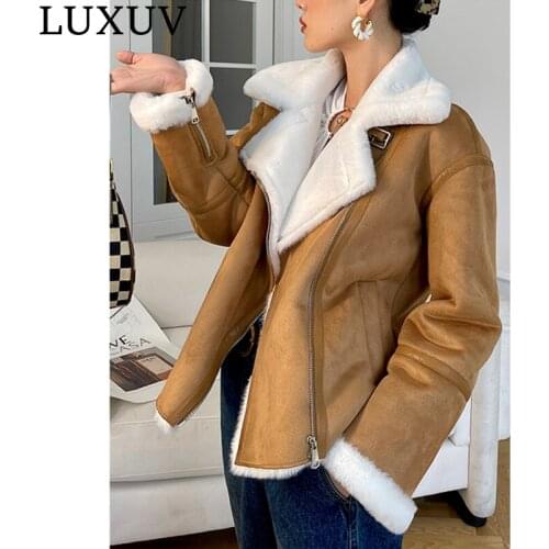LUXUV Artificial Fur Coats