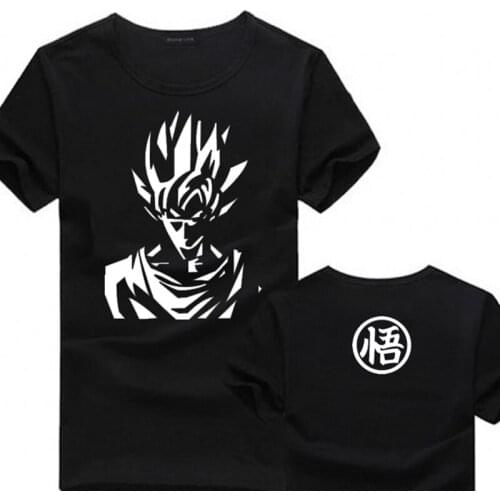 Anime Kakarotto Kame Sennin T-shirt Goku T Shirt Summer Men Cotton Short Sleeve Tshirt Gohan Tops Tee 5 Option