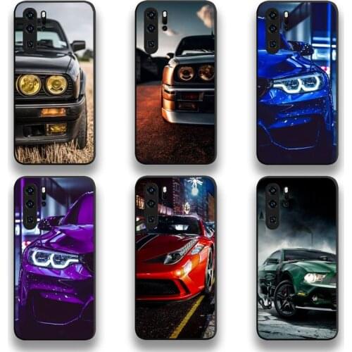Sports Cars Male Men Phone Case For Huawei P20 P30 P40 lite E Pro Mate 40 30 20 Pro P Smart 2020