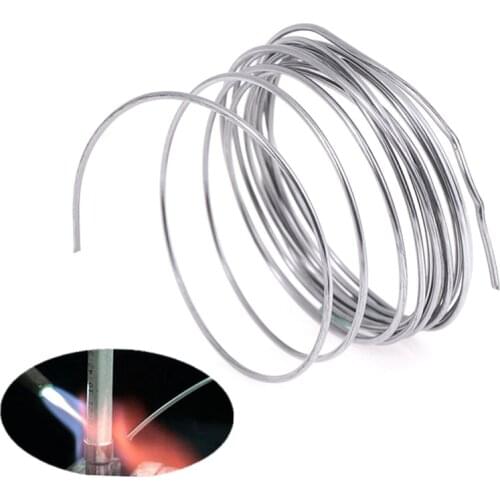 New 3 Meters Copper Aluminum Cored Wire Low Temperature Aluminium Welding Rod Wire High Quality Dia 2mm/1.6mm