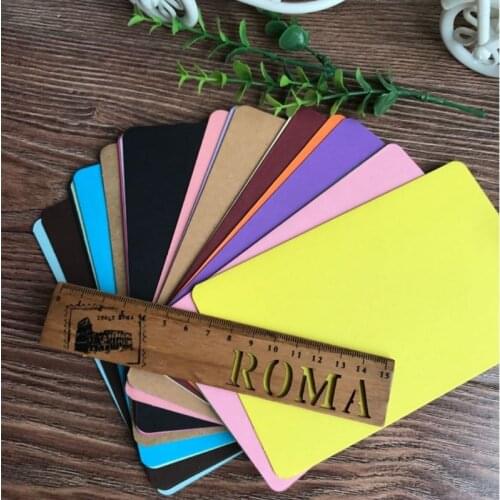 100Pcs blank folded card postcard DIY Colorful Hand Drawing Doodle Paper Greeting Cards wholesale 15x10cm