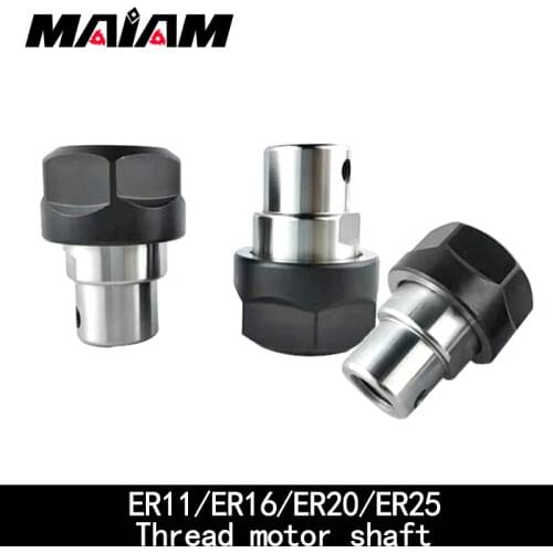 Er11 er16 er20 er25 thread tool post c16 c20 c25 Engraving machine Drill chuck ER tool holder motor spindle thread motor shaft
