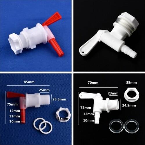 2~20 PCS Water Tank Plastic Valves Irrigation System Drainage Tube Faucet Fish Tank Connector Fittings Outlet Of Water Storage
