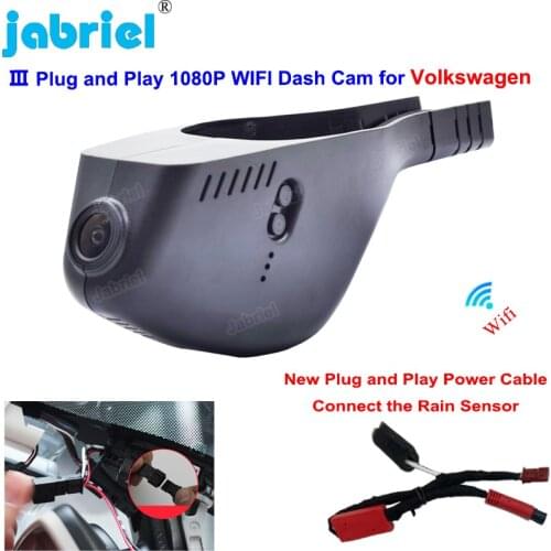 Plug And Play Wifi Car DVR Dash Cam for Volkswagen VW Tiguan Tarek Atlas Polo Passat Touran Taigun Golf Arteon Sharan Multivan