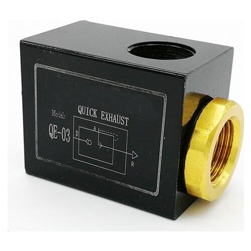 Pneumatic Air Quick Exhaust Valve Aluminum QE-01/02/03/04