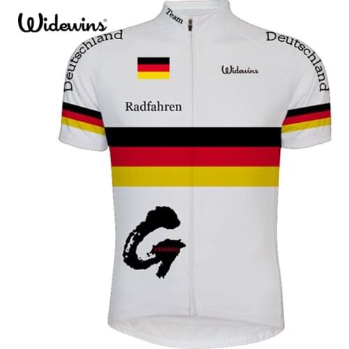 Widewins professional bike clothing Tour of Germany cycling Jerseys 2021 Radfahren short sleeve national flag bicycle clothes