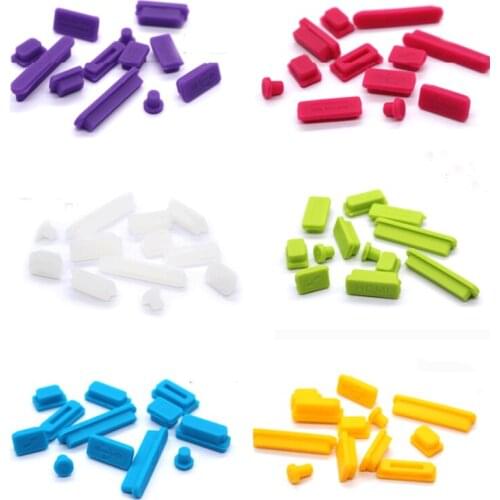 30sets Silicone Data Port Anti Dustproof Plug For Apple Macbook 11Air 13Air 13 Pro dust plug Stopper Cover 12pcs/set