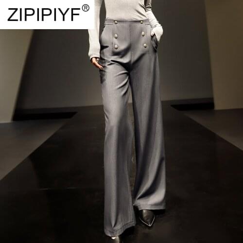 ZIPIPIYF Women's Flared Trousers