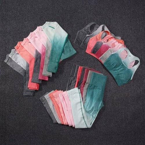 1Piece Yoga Sets Clothes Fitness Seamless Legging Women Tracksuit Outfit Woman Sport Clothing Set Female Gym Sportswear Suit