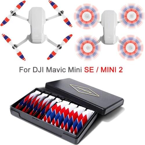 8pcs For Mini SE/Mini 2 Propeller Accessories Helices for DJI 4726F Props Replacement Colorful Blade Wing Fans Spare Parts Combo