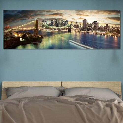 Diy diamond painting New York Bridge 5d cross stitch full round square landscape icon diamond embroidery mosaic crystalZP-1709