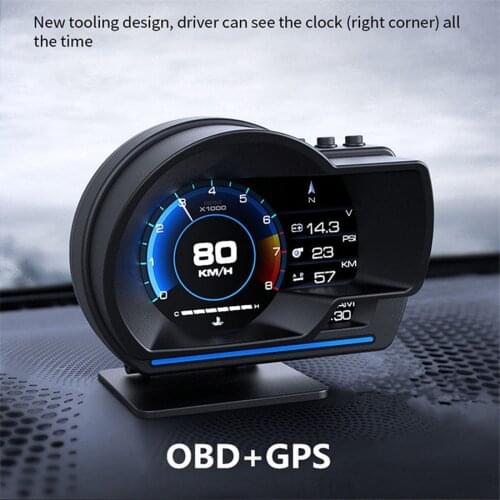 Car Electronic Control Unit Adjustable Bracket Clear Fault Code Speedometer OBD2 Meter