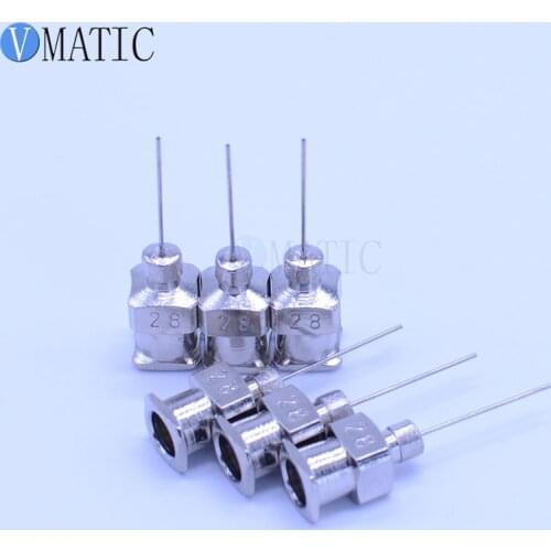 Free Shipping 12Pcs 1/2 Inch 28G Stainless Steel Liquid Dispensing Needle Drip Tip