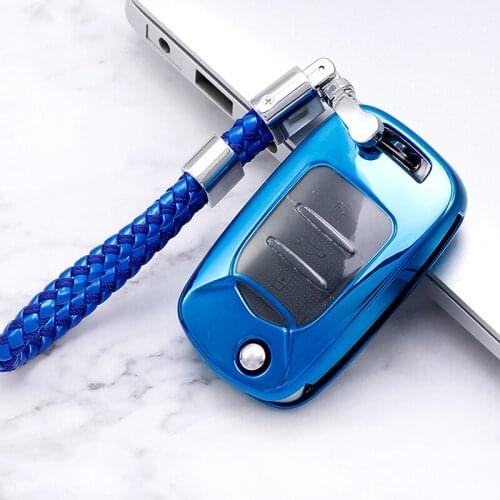 TPU Car Key Case Full Cover Key Chain Ring For Wuling Baojun 730 510 560 310 630 310W Key Soft ShellProtector Accessories