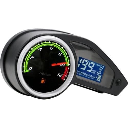 Motorcycle Speedometer LCD Display Reliable Motorcycle Digital Scale Speedometer Sensor Gauges Motorcycle Parts