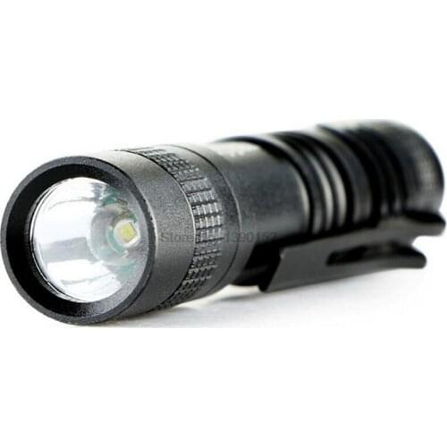 By dhl 50pcs Portable Mini Pocket Penlight XPE LED Flashlight Torch working Outdoor Camping Lighting