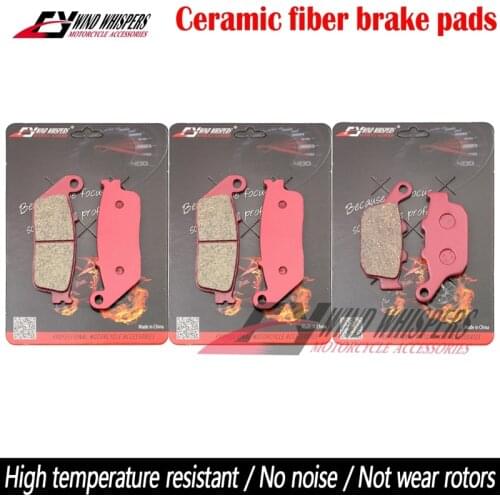 Motorcycle Ceramic Front Rear Brake Pads For Honda CB650 CB650F CB 650 F 2014 - 2017 CBR650 CBR650FA CBR 650 FA 2014-2018