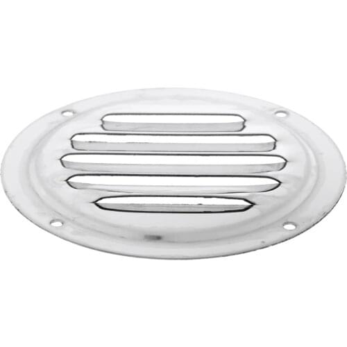 Round 4'' 100mm Stainless Steel 5 Slot Louvered Vent Cover Marine Boat Courtyard Accessories