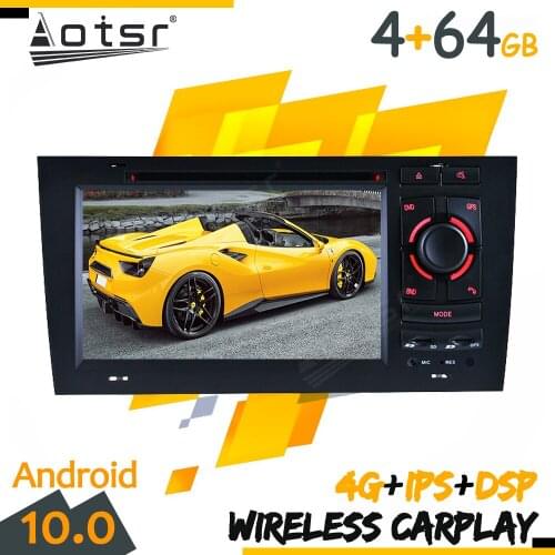 Android 10 Tape Radio Recorder Car For Audi A6 1997 1998 1999–2004 GPS Navi Multimedia Player Stereo Autoradio Carplay Head unit