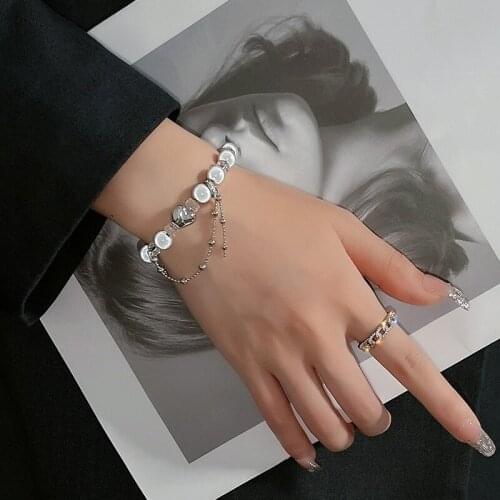 2021 Trendy Pearl Heart Bracelet Alloy Bracelet on hand Women Bracelet Accessories Fashion Jewellery the Best Gift for Friends
