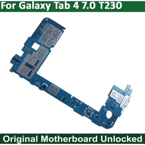 Original Full Work Unlock Mainboard Motherboard Circuits For Samsung Galaxy Tab 4 7.0 T230 T235 Electronic Panel