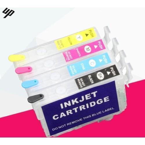 202XL 220XL Refillable Ink Cartridge for Epson XP-5100 WF-2860 WF-2630 WF-2650 WF-2660 WF-2750 WF-2760 XP-420 Printer No Chip