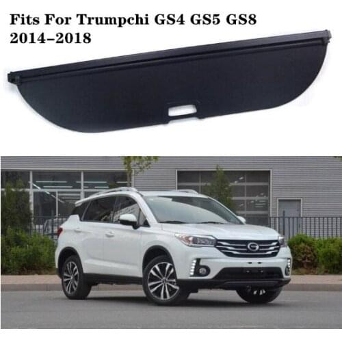 High Qualit Car Rear Trunk Cargo Cover Security Shield Screen shade Fits For Trumpchi GS4 GS5 GS8 2014-2018 (black, beige)