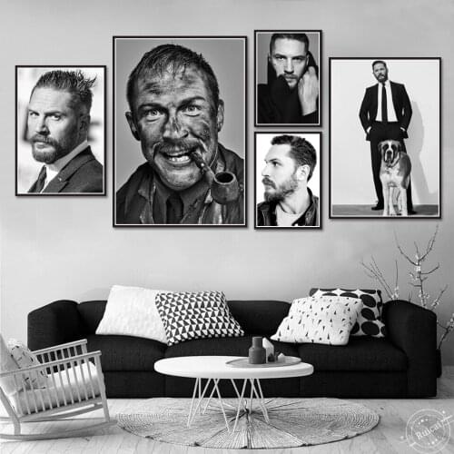 Tom Hardy Poster British Film Television Actor Canvas Painting Pictures Wall Art HD Prints Living Room Home Decor