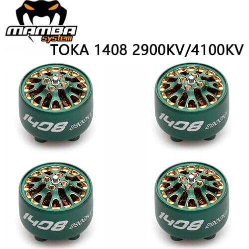 DIATONE MAMBA TOKA 1408 2900KV 6S 4100KV 4S Brushless Motor W/1.5mm titanium alloy shaft 3-4inch propeller for RC FPV Drone