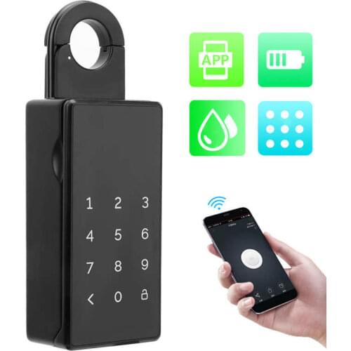 Smart Bluetooth Door Lock Mobile Phone APP Control Password Padlock IP66 Waterproof