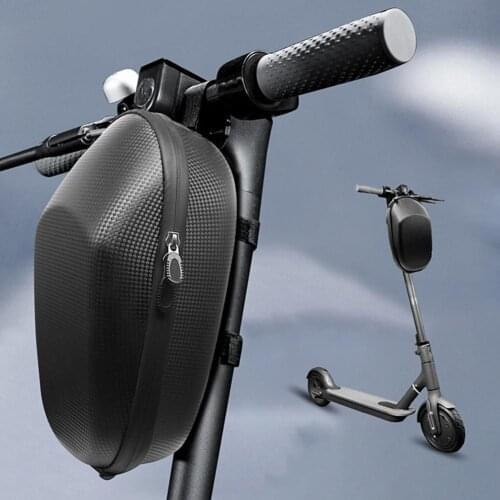 Outdoor Electric Scooter Front Head Handle Bag Faux Leather EVA Hard Shell Bag For M365 ES1 2 3 4 Electric Scooter Folding Bike