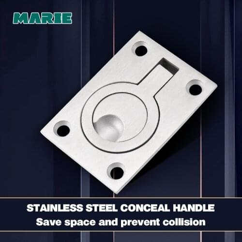 Top Quality Stainless Steel Concealed Modern Cabinet Cupboard Door Drawer Pulls Knob Handle Pull Knobs