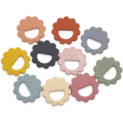 Silicone Teether Cartoon Animals 1pc Food Grade Silicone Teething Toys For Teeth Tiny Baby Teethers Gift