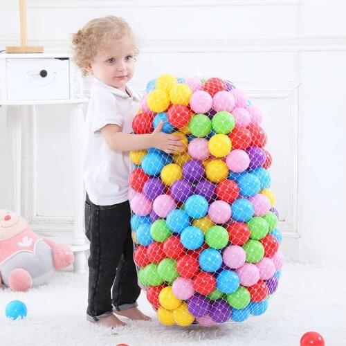 300 Pcs/Bag Inflatable Balls Toys Colorful Pool Balls Eco-Friendly Ocean Wave Balls for Dry Pool Soft Plastic Ball Pit Dia 5.5CM