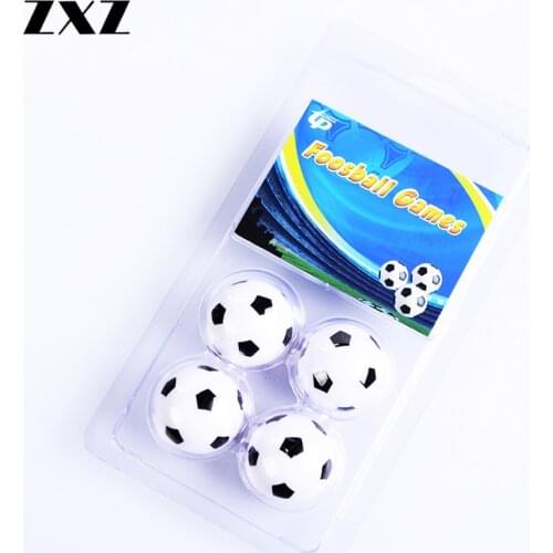 4pcs/set White Resin Soccer Standard Table Football Tables Games Parts Mini Ball Fussball Board Game Babyfoot Entertainment Tool