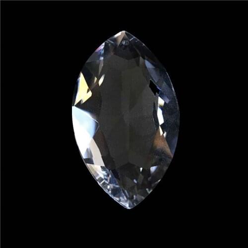 85pcs/lot 50mm Transparent Color Crystal Glass Chandelier Drop Pendants Crystal One Hole Free Shipping