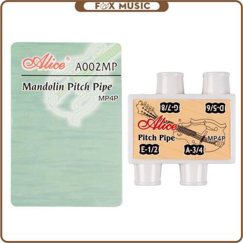 Alice A002MP Mandolin Pitch Pipe 4 Holes Plastic Pitch Pipe Traditional Classic Pitch Pipe