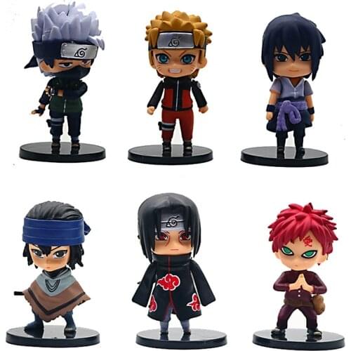 Anime Character Naruto Action Figures Kakashi Sakura Sasuke Itachi Obito Gaara Doll Vinyl PVC Model Gift Toys