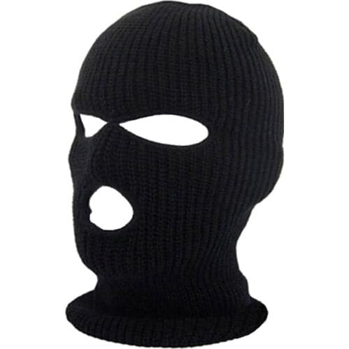 Hole Full Face Cover Mask Balaclava Knit Hat Army Tactical CS Winter Ski Cycling Mask Beanie Hat Scarf Warm Face Masks