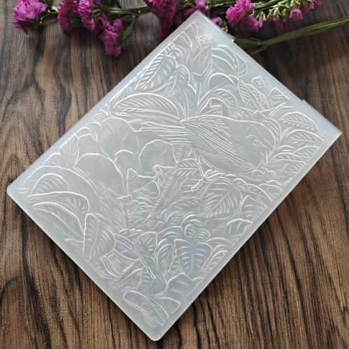 Lovely Bird 3D Embossing Folders Scrapbooking For Card Making Supplies Album Paper Crafts Decoration