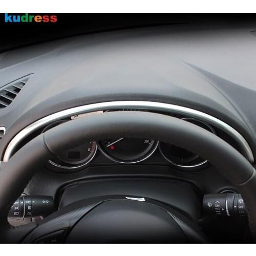 For Mazda CX5 CX-5 2012 2013 2014 2015 ABS Matte Front Center Dashboard Instrument Strip Cover Trim Car Interior Accessories