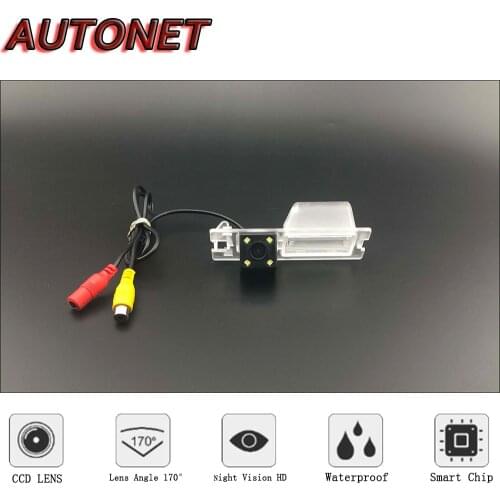 AUTONET HD Night Vision Backup Rear View camera For Opel Astra/Zafira/Vectra/Fiat Linea/Grande Punto CCD/license plate camera