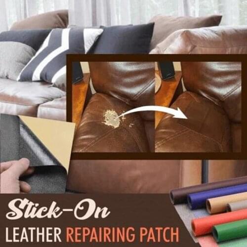 Leather Repair Self-Adhesive Patch For Leather Pants Bags Shoes Sofa Cloth Sticker PU Leather Leather Repairing Patches 25x30cm