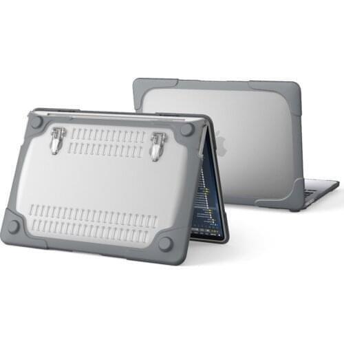 Heavy Duty Dual Layer matte Soft Touch Hard Cases with TPU Bumper For MacBook 12 Inch with Retina Display Model A1931/A1534