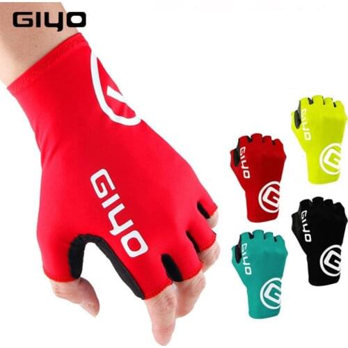 Giyo Breaking Wind Cycling Half Finger Gloves Anti-slip Anti-sweat Bicycle Mittens Racing Sport Road MTB Bike Bicycle Gloves