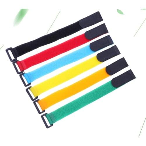 2/2.5/3/5cm Magic Sticker Loop Cable Hook Loop Tie Reverse Buckle Reusable Cable Ties Nylon Stick Straps Bandage for DIY Models