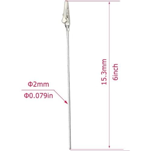 Lot 50pcs 6 inch (15.2cm) DIY craft new wire memo holder,photo picture clips,party alligator clamp,clay&cake Accessories