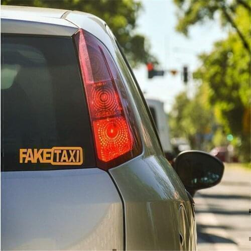 20*5CM Car Styling FAKE TAXI Sticker for LADA Granta Vesta Priora Niva Samara Signet Kalina X-Ray Safarl largus