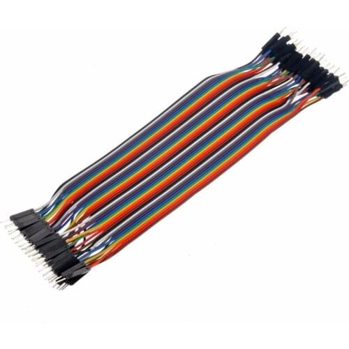 40PCS 20CM Male to Male Dupont Cable 2.54MM Jumper Wire For Arduino
