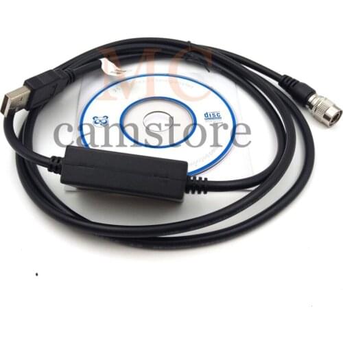 HR10A-7P-6P 6pin plug to USB connector for Topcon USB data cable for Topcon Sokkia total station fit Win7/8/10 system
